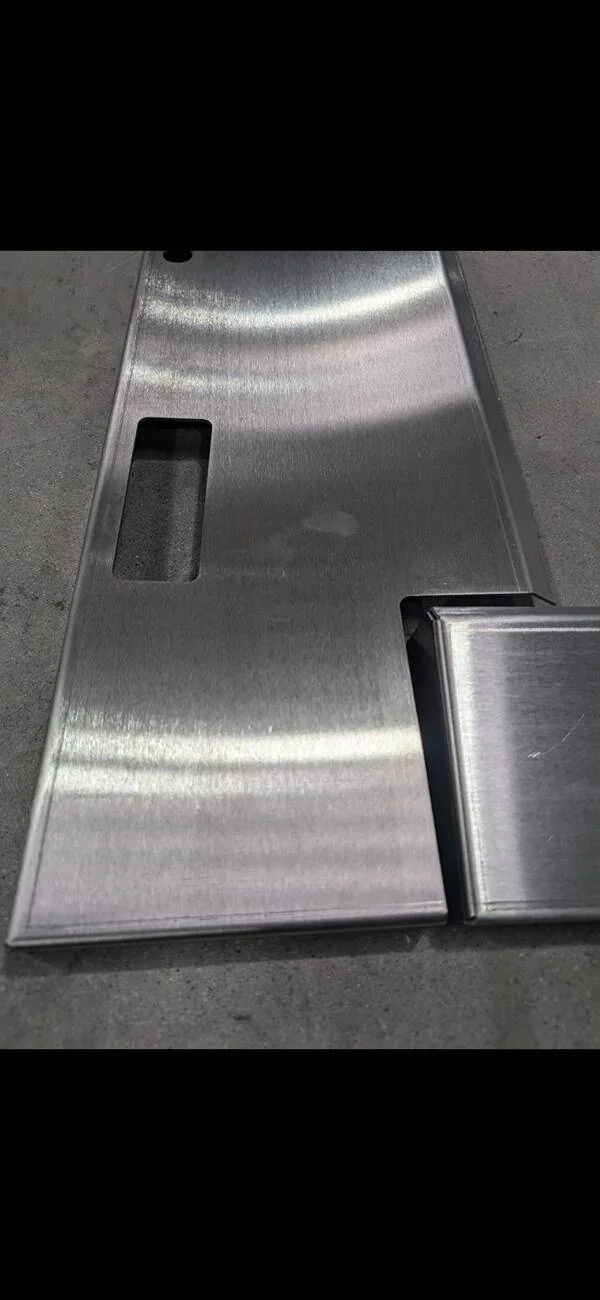 Tesla Cybertruck Stainless tailgate cap and sail panels IMG_5709