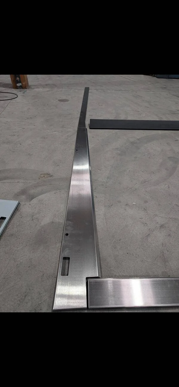 Tesla Cybertruck Stainless tailgate cap and sail panels IMG_5710