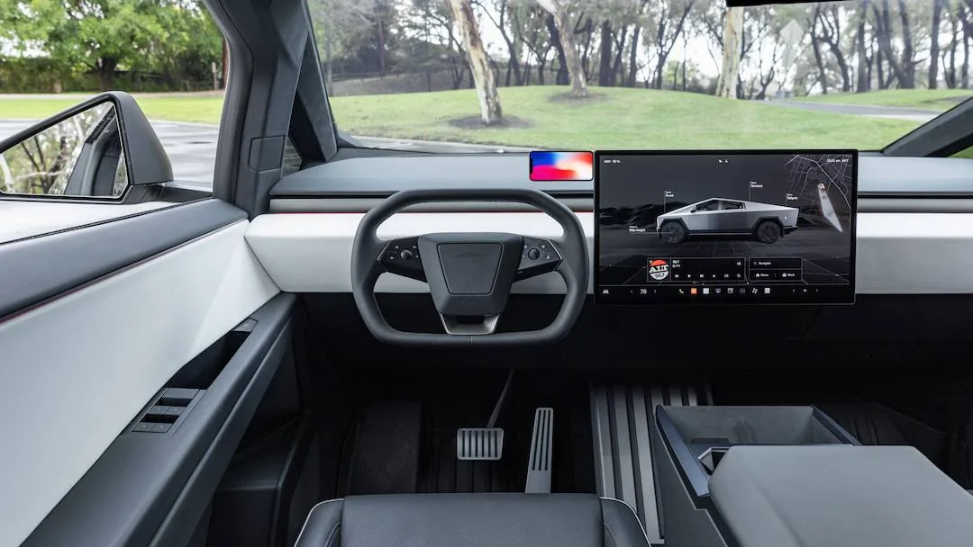 Tesla Cybertruck Looking for a phone mount (see image in post) 001-2024-Tesla-Cybertruck-Interior-Dash