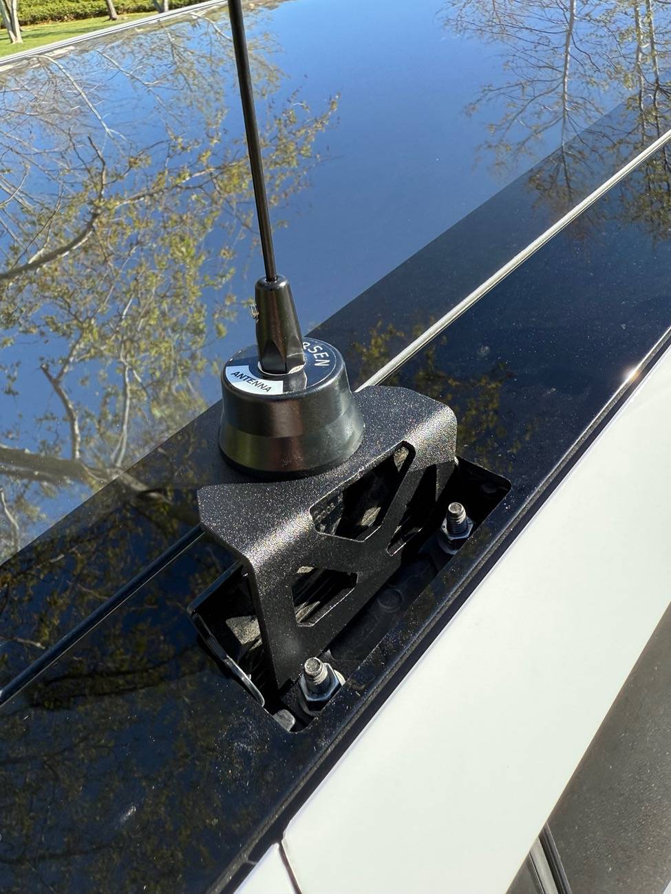 Tesla Cybertruck HAM radio antenna mount options IMG_1264