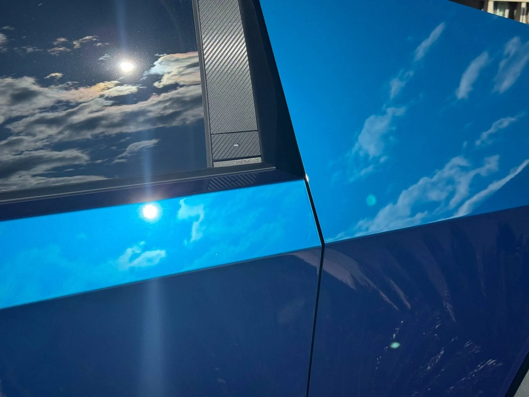 Tesla Cybertruck Liquid Interstellar Blue PPF Wrap by TWRAPS IMG_3041
