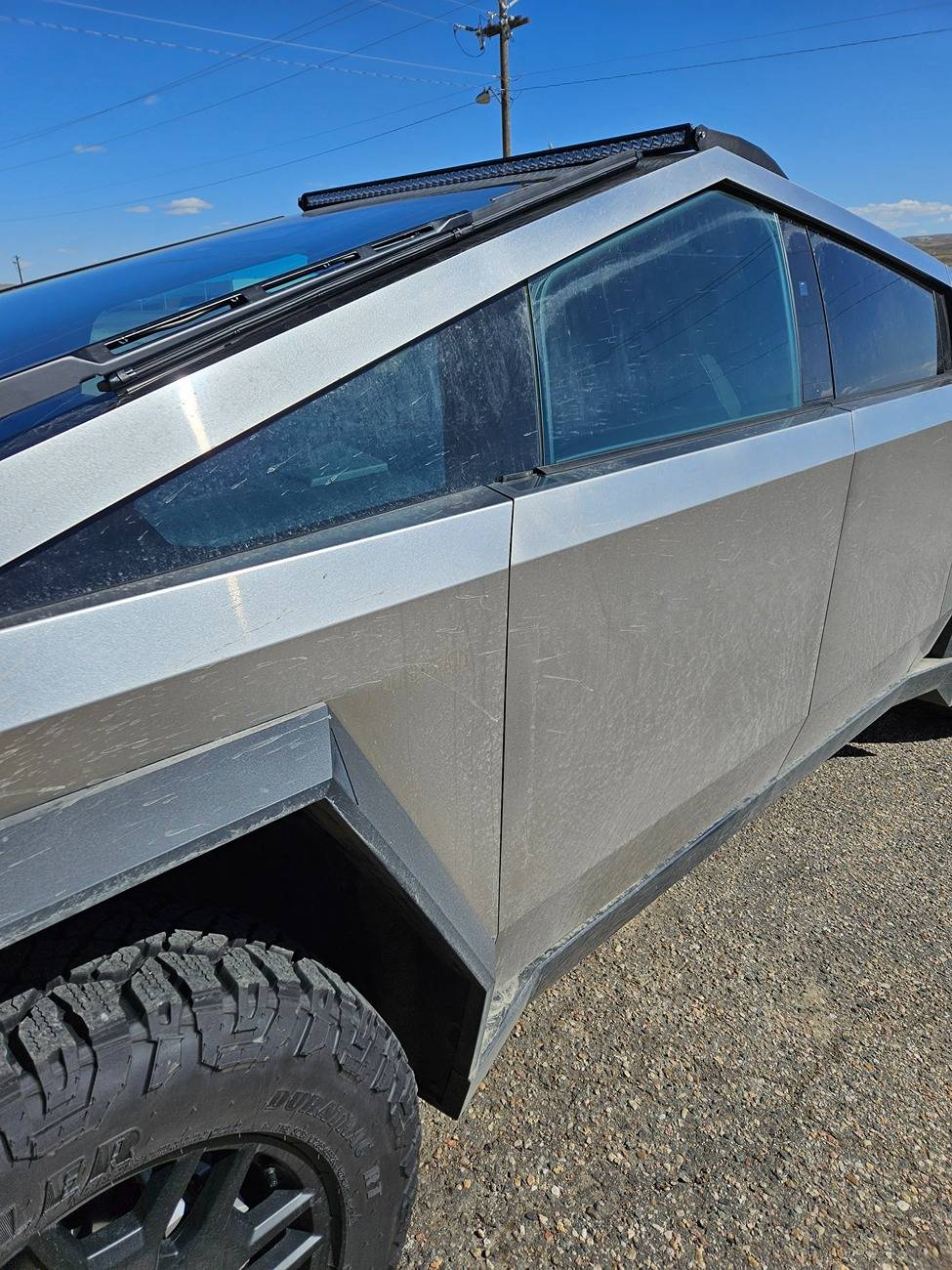 Tesla Cybertruck Mirror Delete: 100% Cybertruck Steel [TESBROS] 20250312_143127