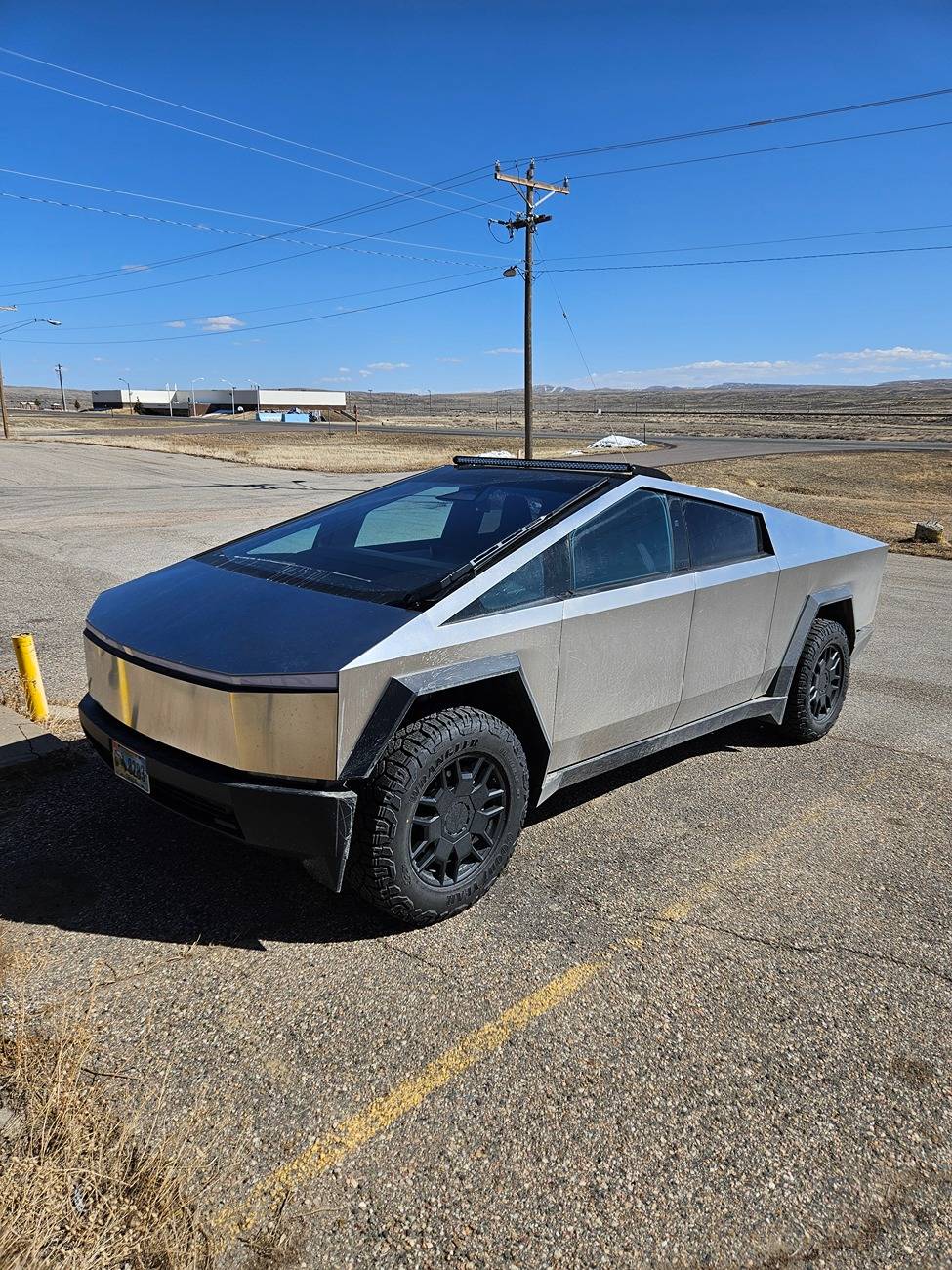 Tesla Cybertruck Mirror Delete: 100% Cybertruck Steel [TESBROS] 20250312_143108