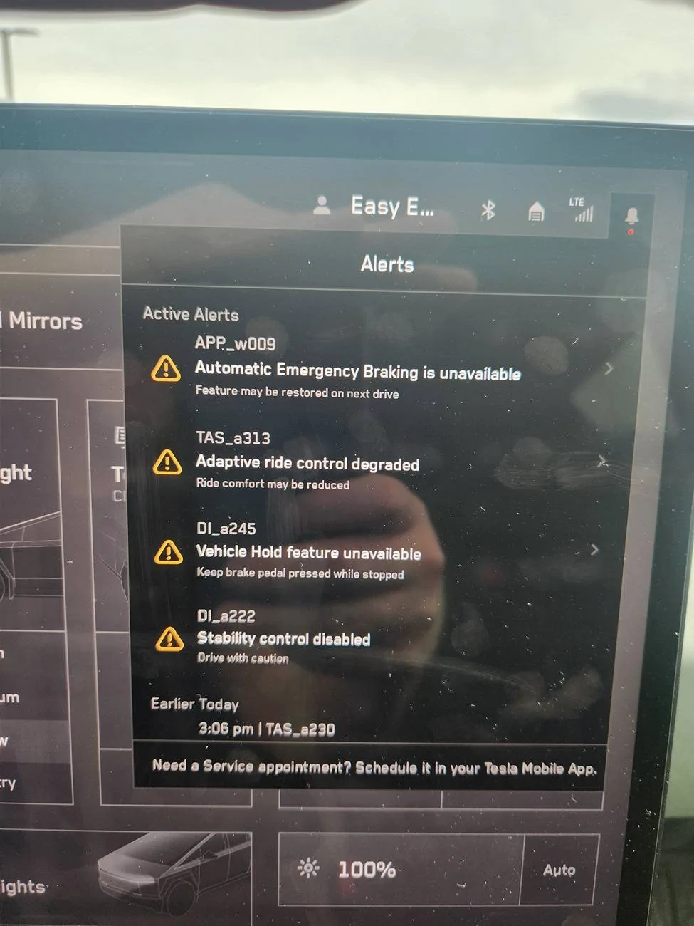 Tesla Cybertruck Hit an ice bump and this happened 20250312_151034