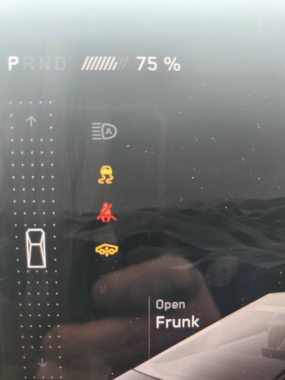 Tesla Cybertruck Hit an ice bump and this happened 20250312_151038