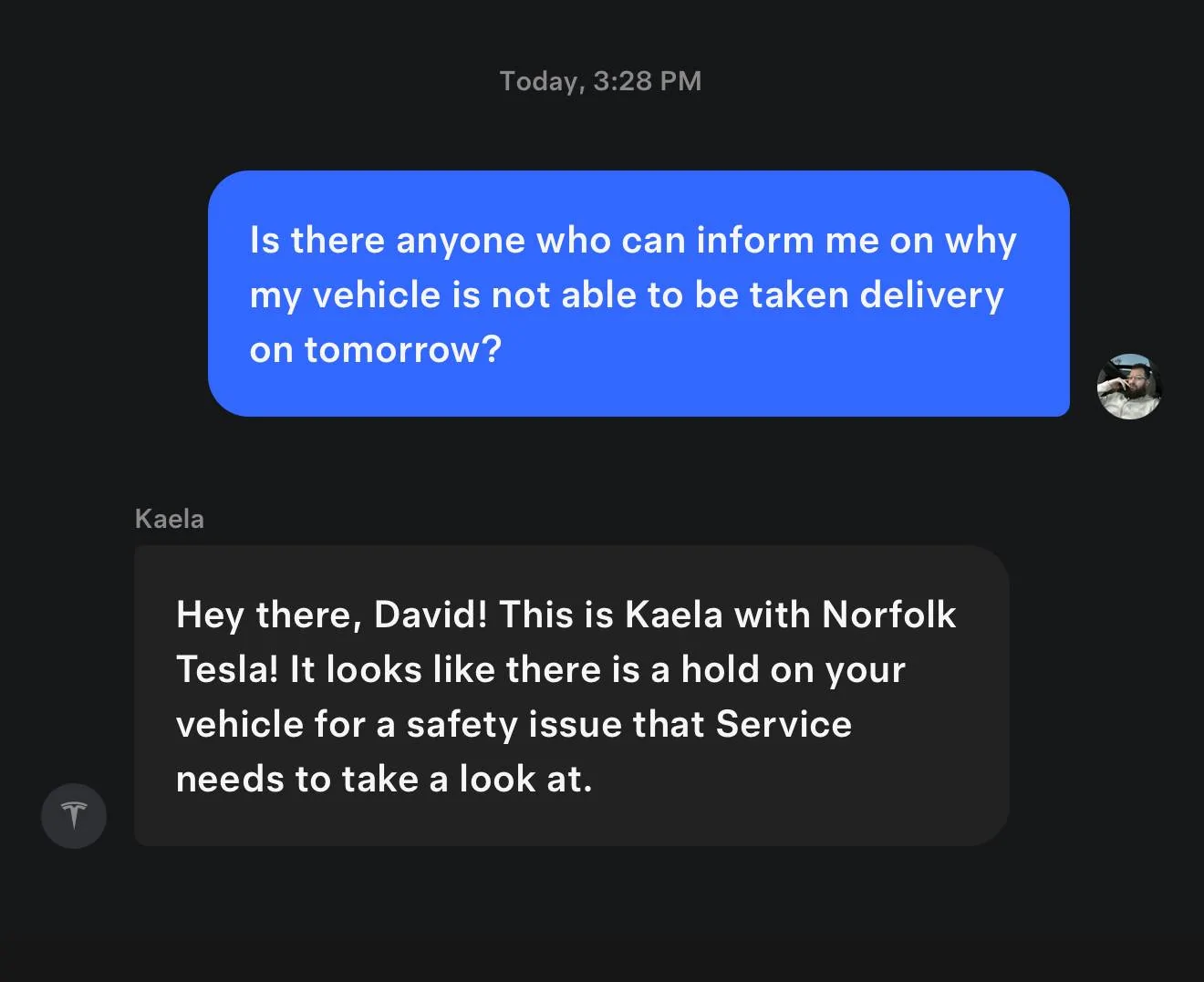 Tesla Cybertruck delayed delivery due to inspection? IMG_5608