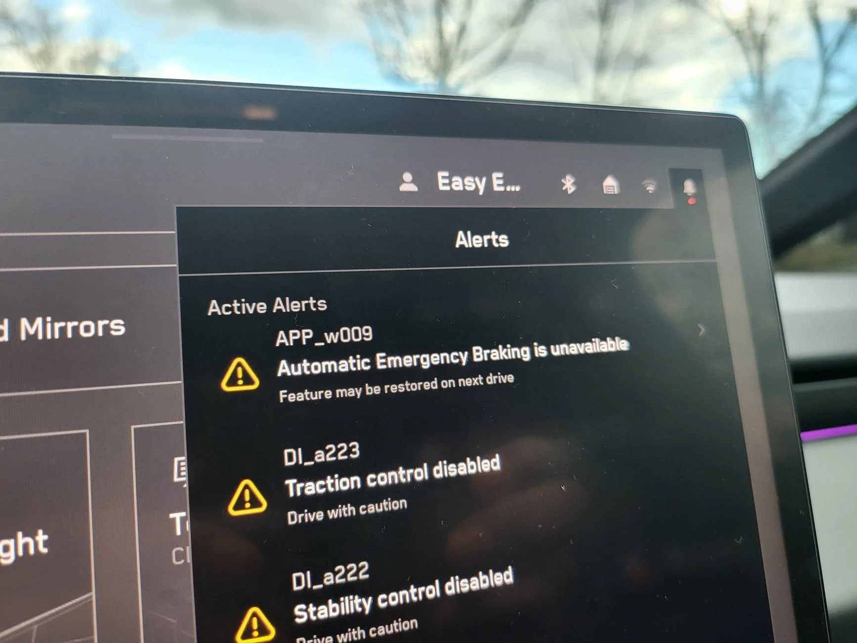 Tesla Cybertruck Hit an ice bump and this happened 20250307_155025