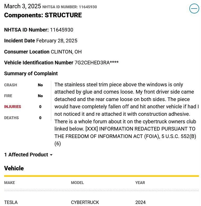 Tesla Cybertruck delayed delivery due to inspection? 1741953218758-k