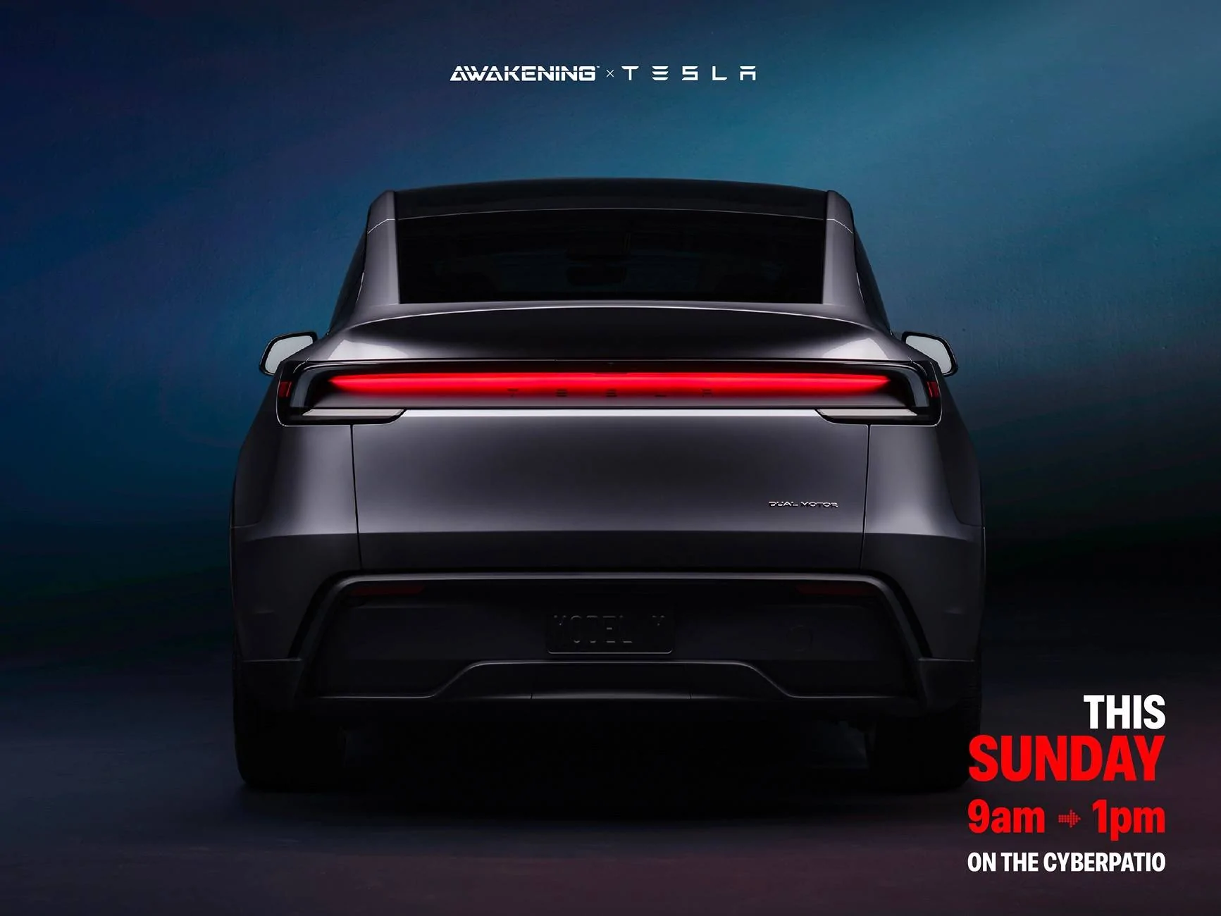 Tesla Cybertruck Uplift Tesla event in Los Angeles at Awakening Coffee, Sunday 9am-1pm Model Y Insta Wid