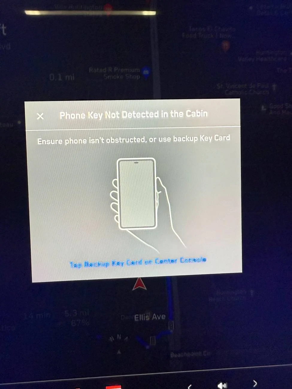 Tesla Cybertruck Phone Key Not Detected In Cabin - Even when it IS connected IMG_9412