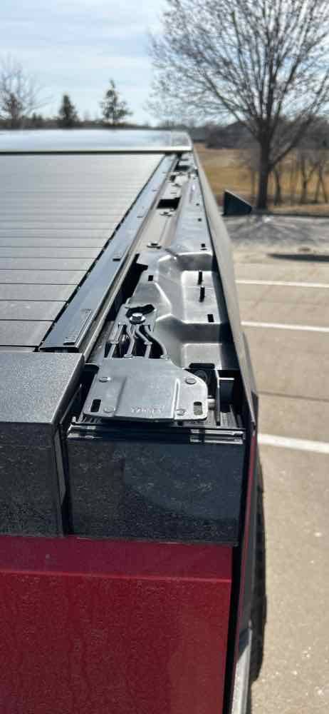 Tesla Cybertruck Tonneau cover gap issue fixed by Service Center under warranty IMG_0793