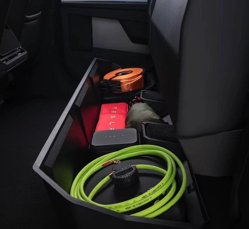Tesla Cybertruck Underseat Storage Bin dividers Screenshot 2025-03-17 at 9.37.54 PM