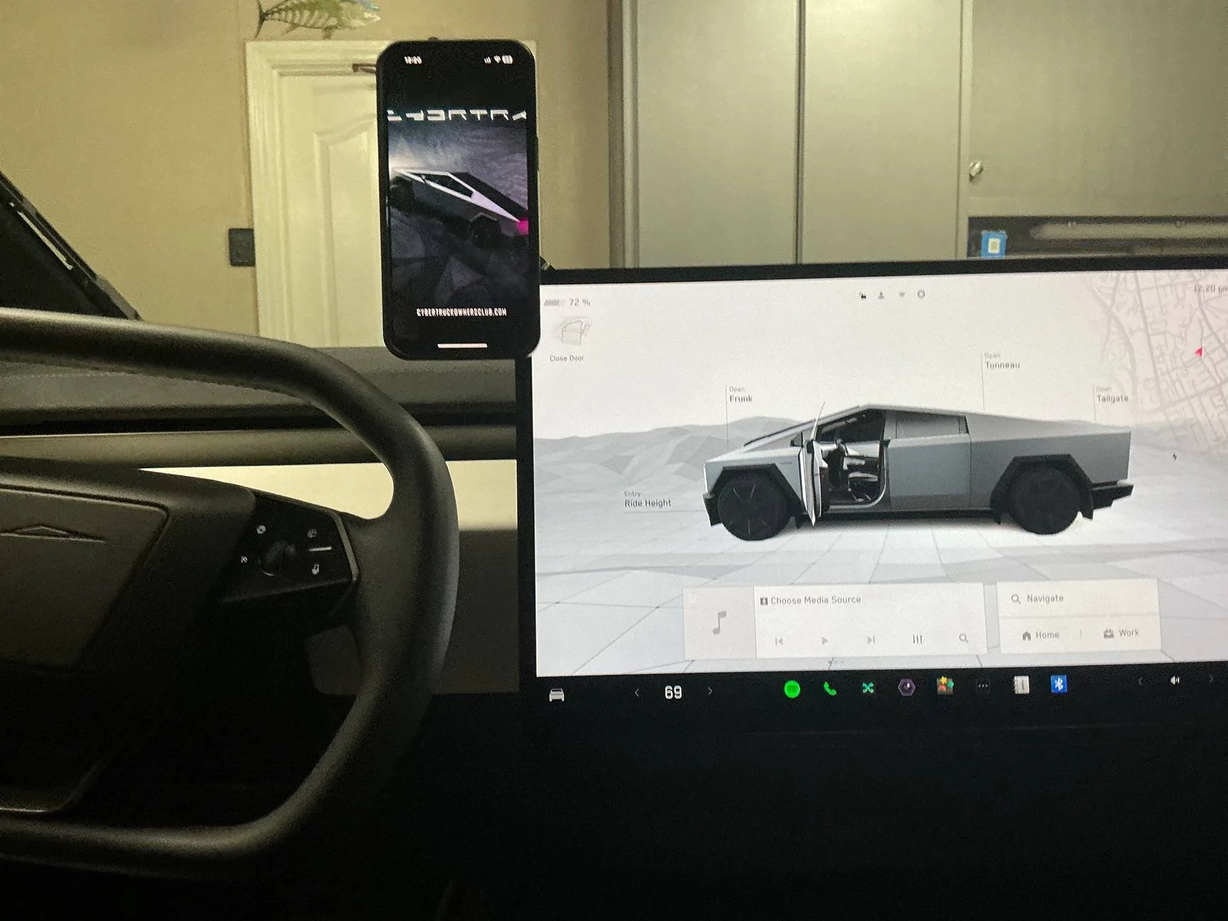 Tesla Cybertruck The best phone mount that charges as well? imag