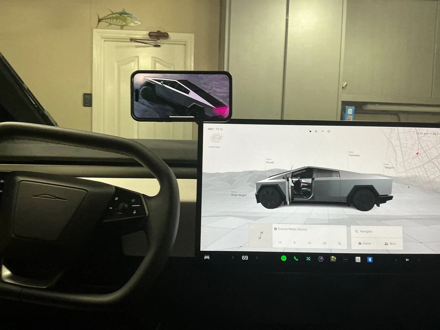 Tesla Cybertruck The best phone mount that charges as well? imag