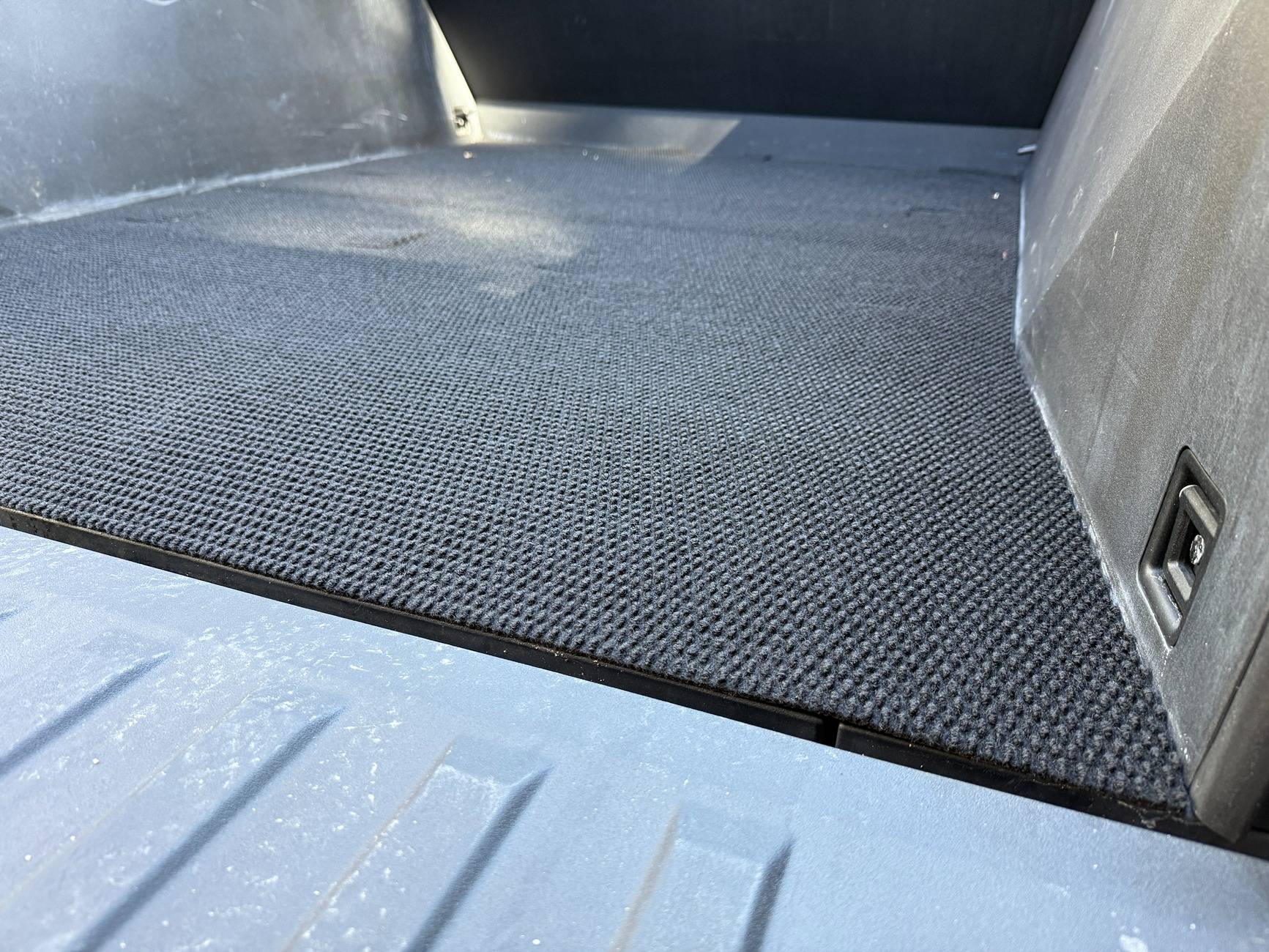 Tesla Cybertruck OEM Cybertruck Bed Textile Mat Delivered - Initial Review & Photos IMG_6793.JPG
