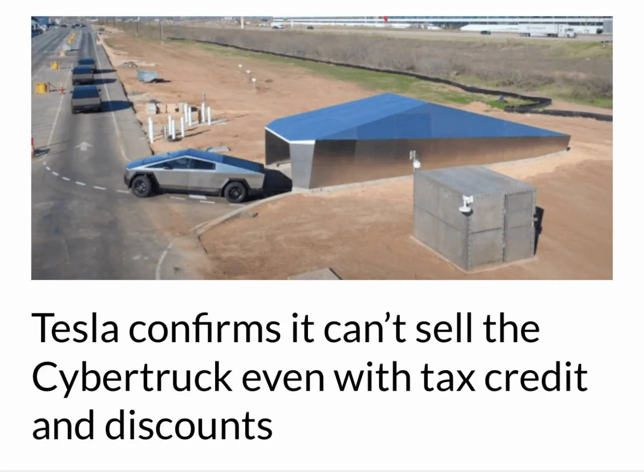 Tesla Cybertruck Rapid depreciation IMG_2796
