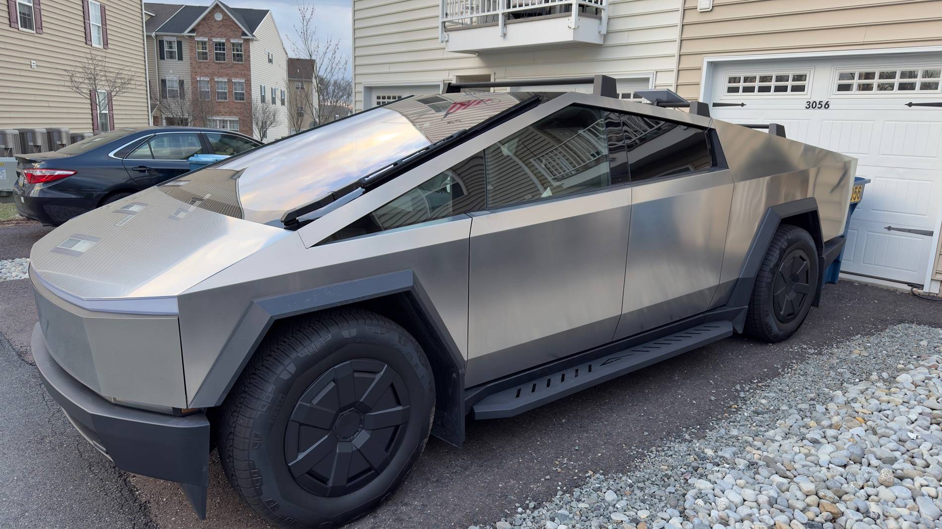 Tesla Cybertruck 3D Print Mirror Delete Covers (now printed in stainless steel) IMG_8809
