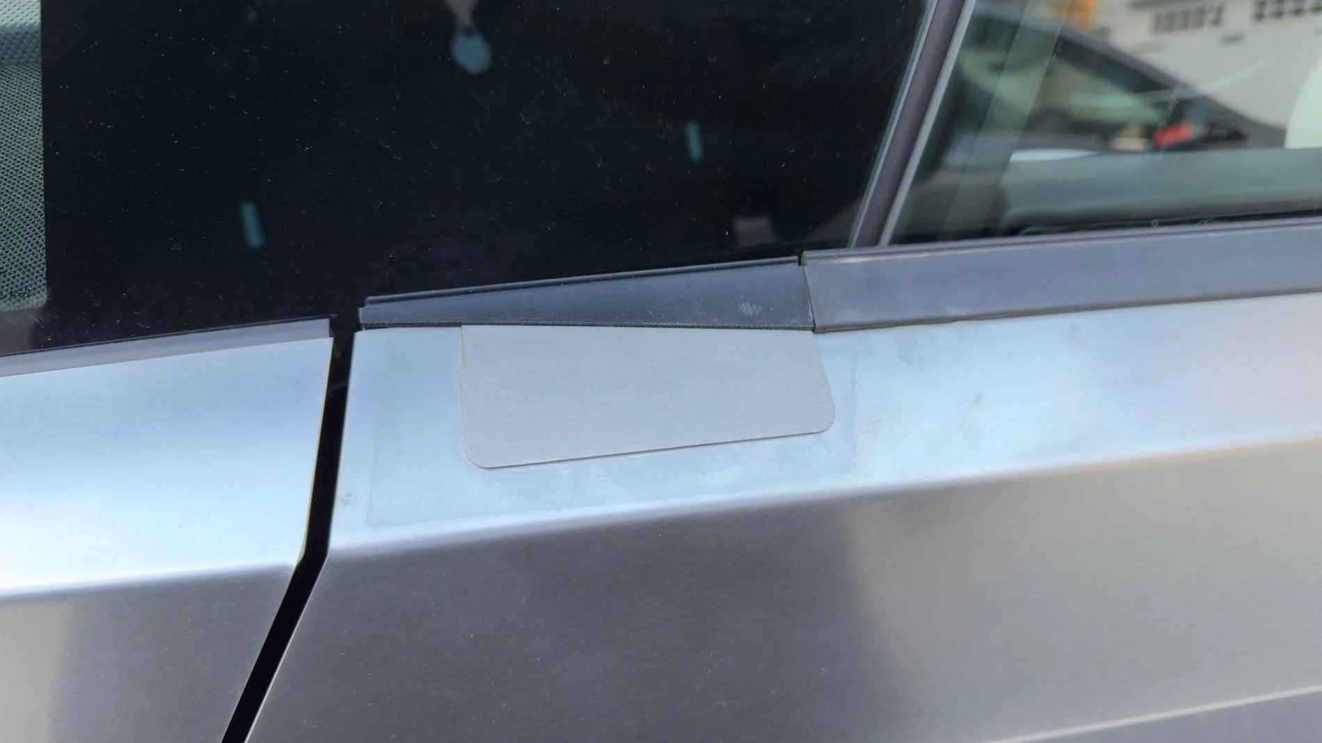 Tesla Cybertruck 3D Print Mirror Delete Covers (now printed in stainless steel) IMG_8810