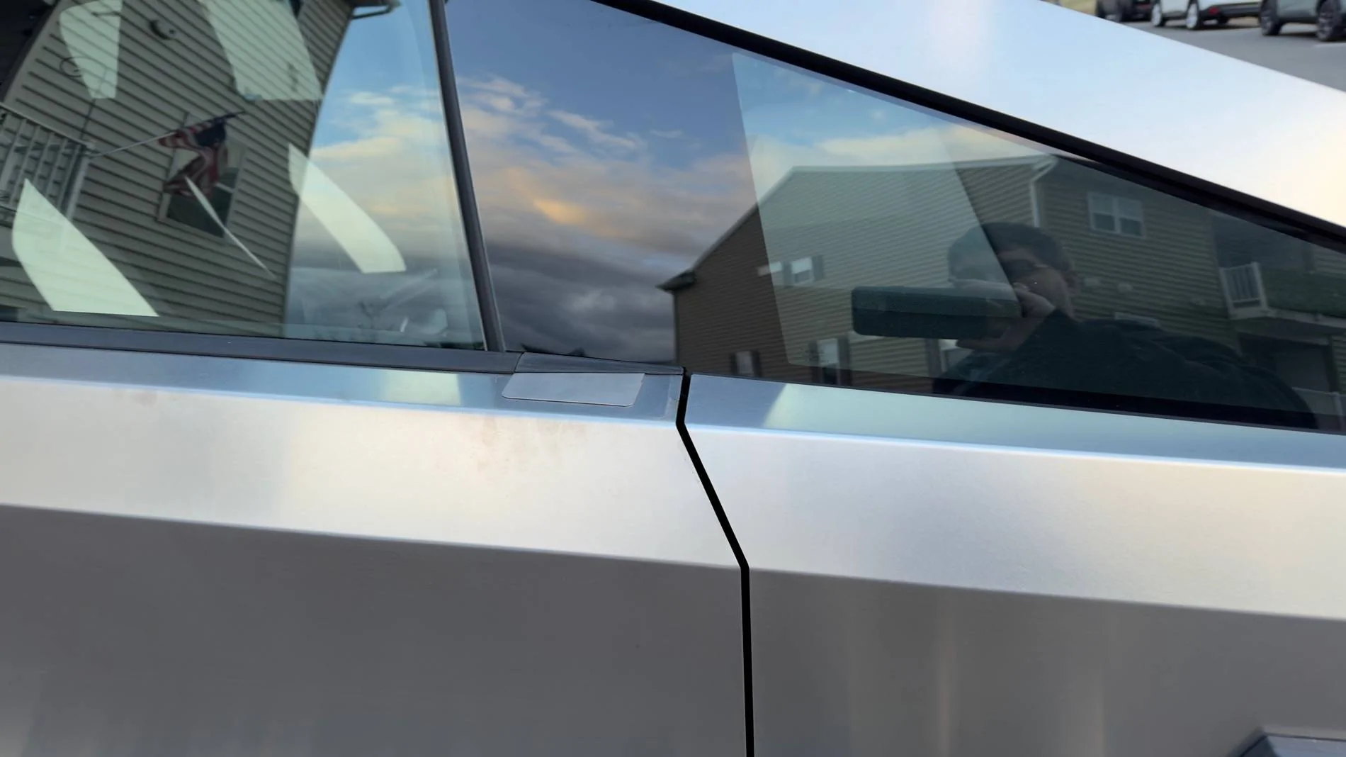 Tesla Cybertruck 3D Print Mirror Delete Covers (now printed in stainless steel) IMG_8812