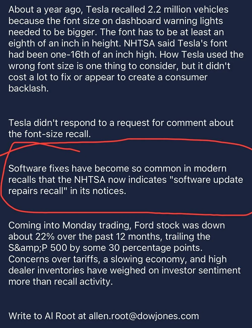 Tesla Cybertruck No more Recall only notices from NTHSA IMG_8917