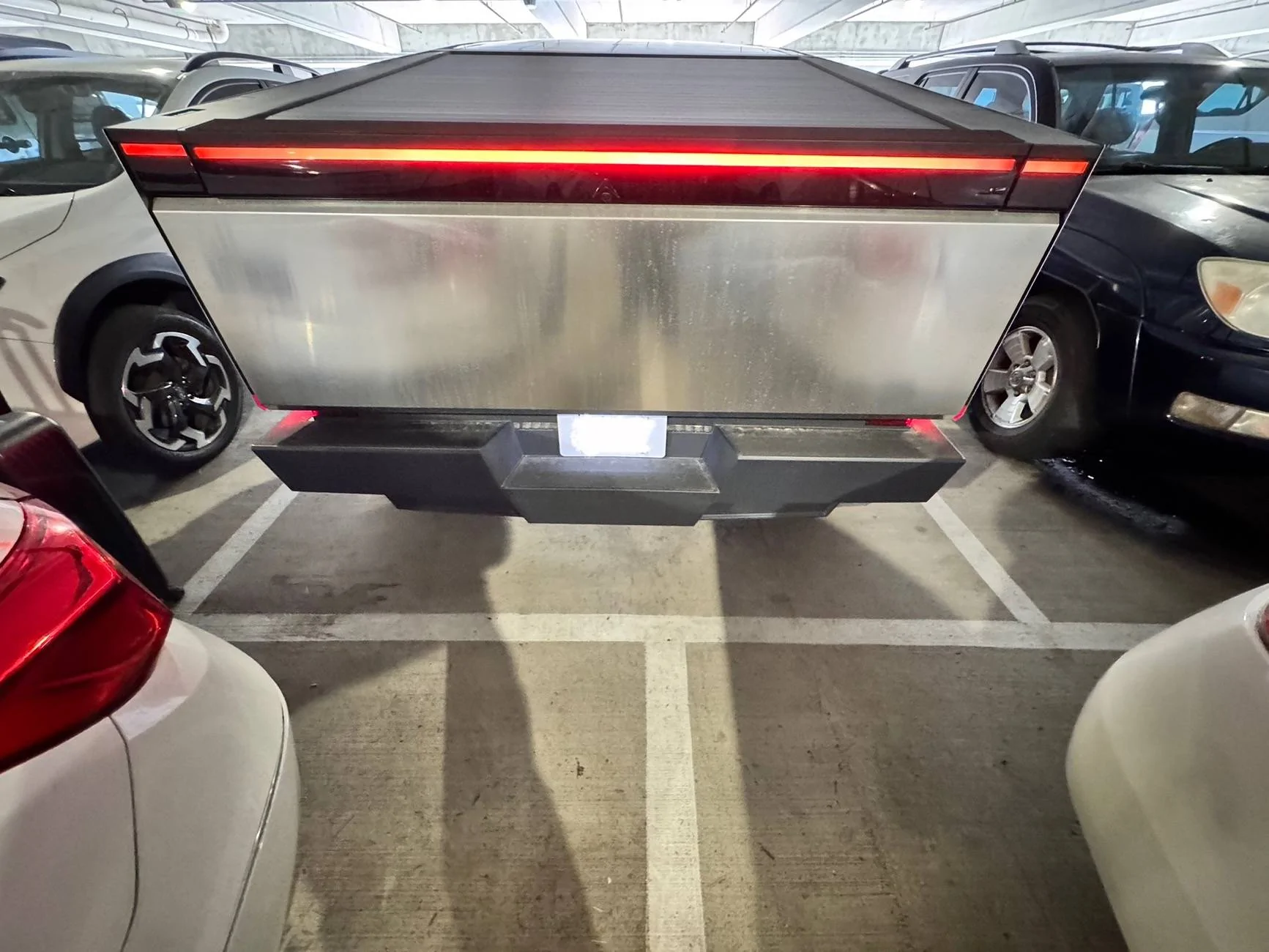 Tesla Cybertruck Park Assist- when you really want a “pucker up” experience… IMG_4905