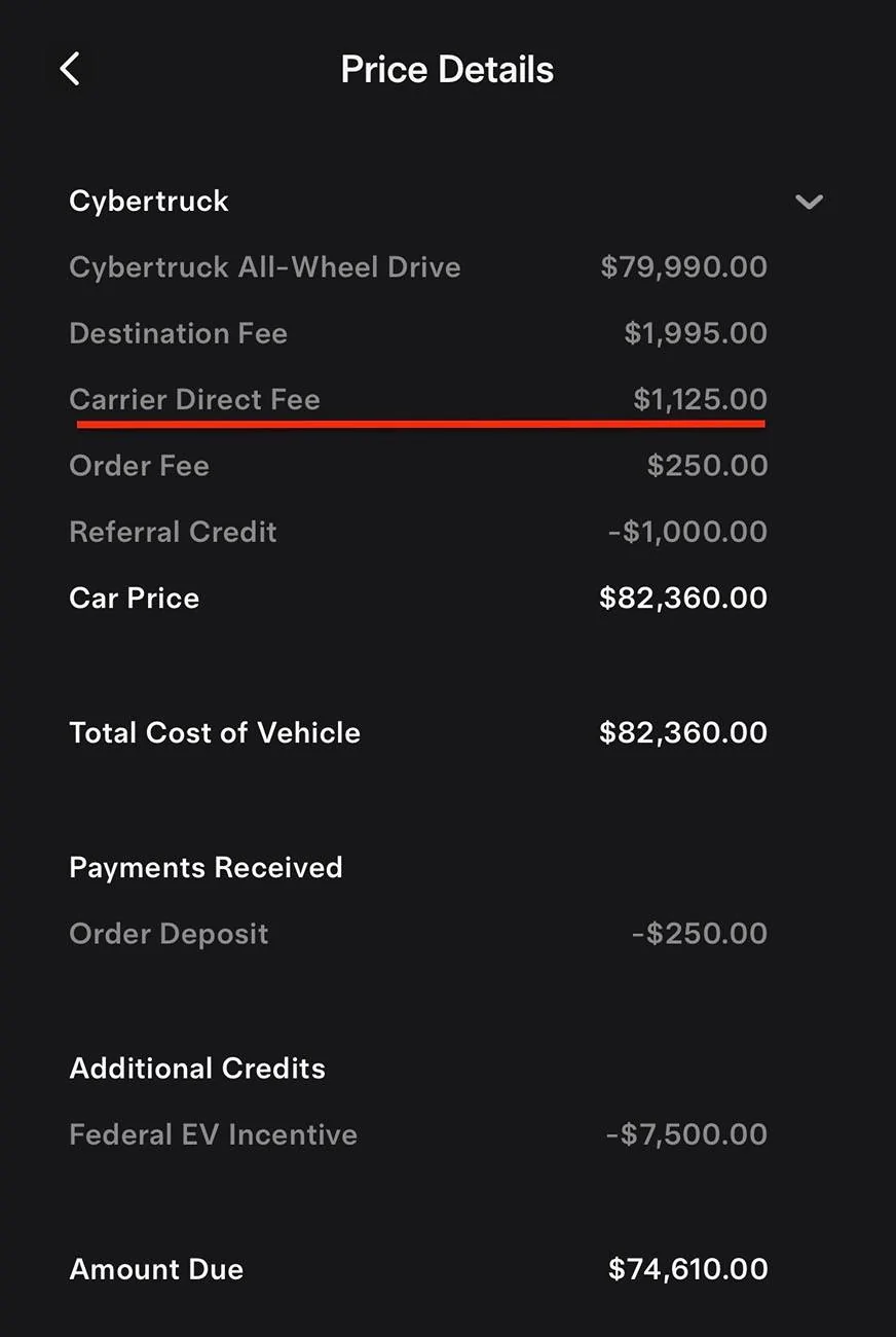 Tesla Cybertruck Questions on possible 0% financing or price drops? IMG_9615