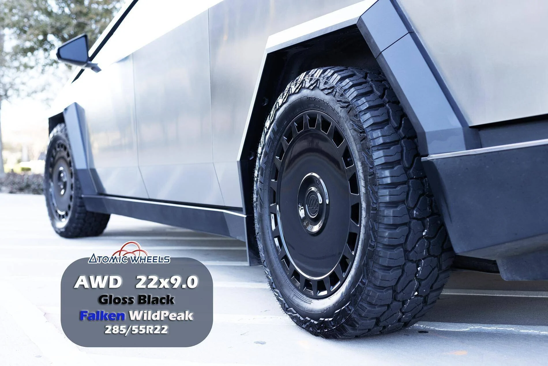 Tesla Cybertruck Atomic Wheels: Style AWD for Cybertruck! 20"-24" Sizes 1743115189843-z4