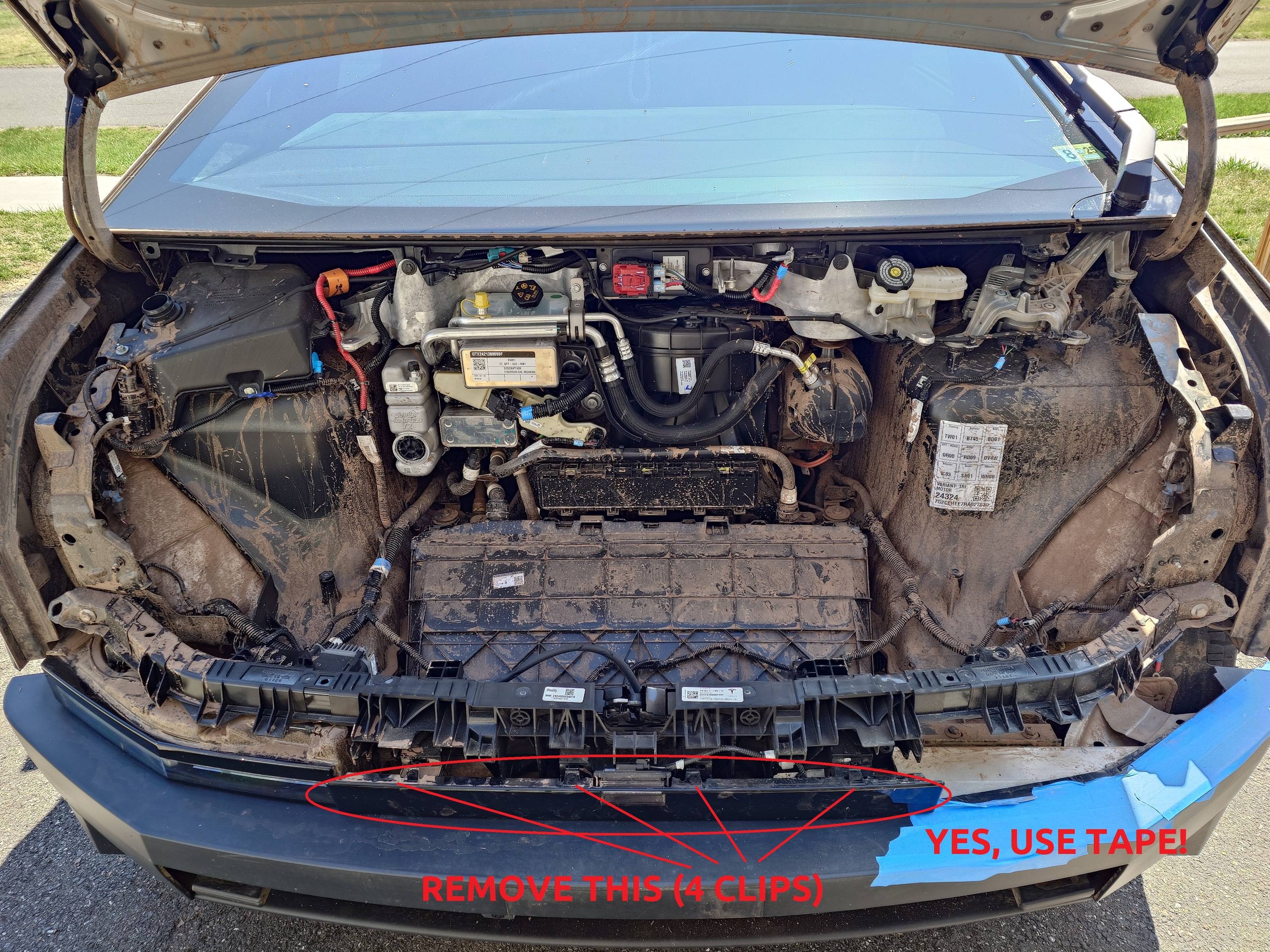 Tesla Cybertruck Headlight Replacement (now that I finally got it) DIY Install Process After Hitting Deer 20250327_141328