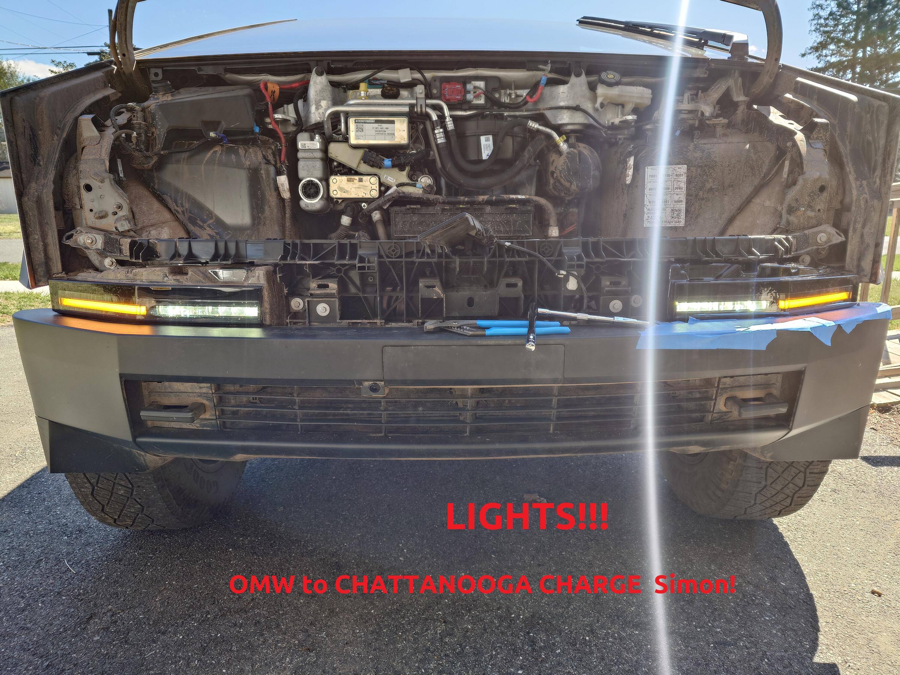 Tesla Cybertruck Chattanooga Charge Tesla takeover 20250327_144015