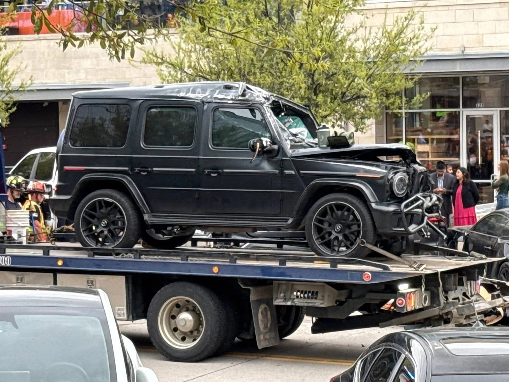 Tesla Cybertruck Cybertruck split in half in multi-car accident in Frisco, TX IMG_8509