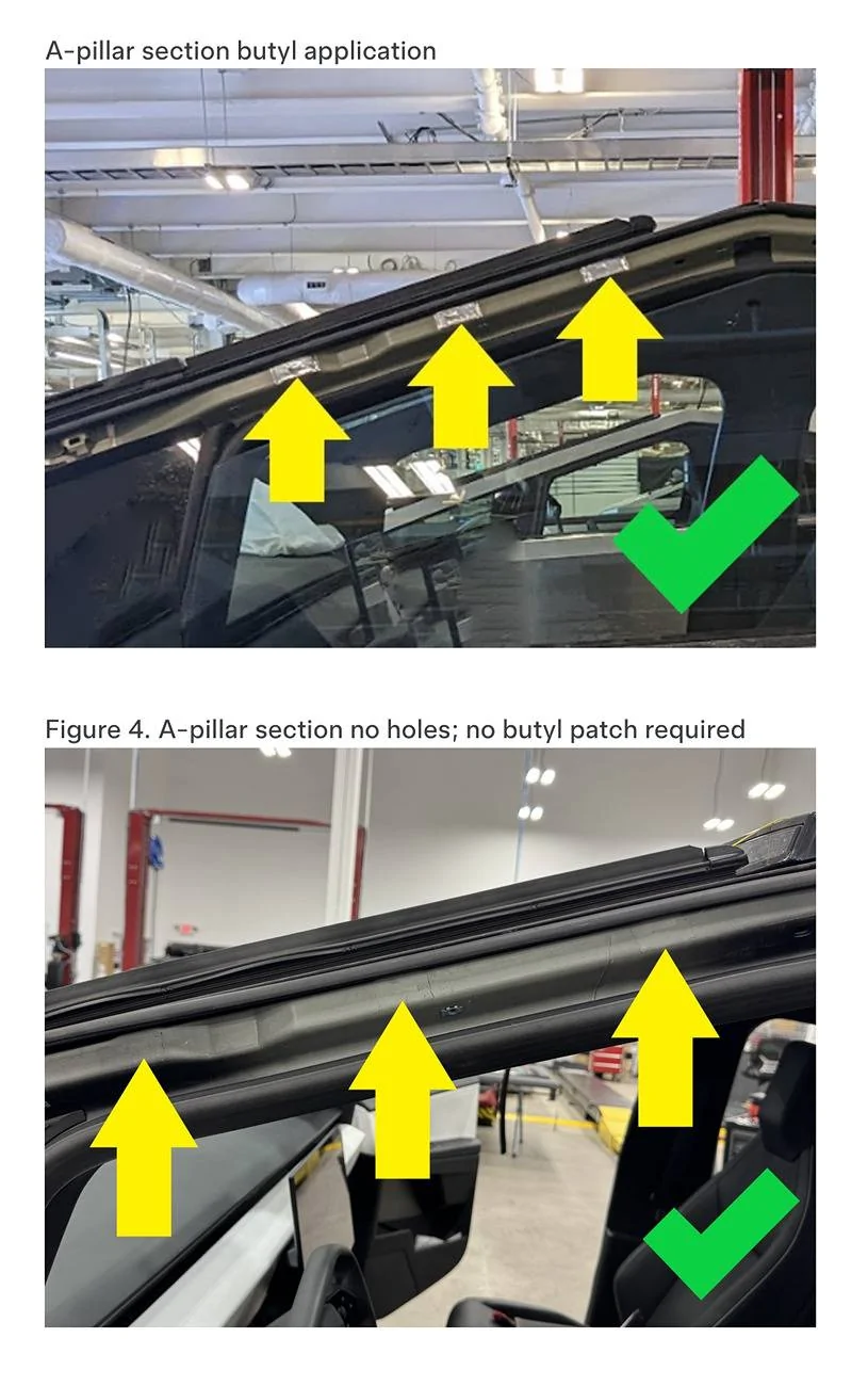 Tesla Cybertruck Cant Rail Replacement Fix - Service Bulletin (SB-25-10-001) published yesterday SmartSelect_20250329_075427_Firefox