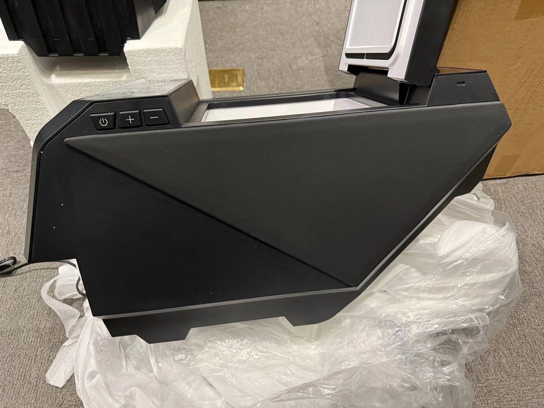Tesla Cybertruck Center Console Floor Refrigerator for Cybertruck! By [CyberGear] 48871b49882efe94625ebe68c9d42d2c