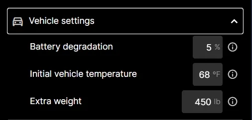 Tesla Cybertruck Way to customize range for Cybertruck when towing a trailer 2025-03-30 09_08_20-ABRP - A Better Routeplanner