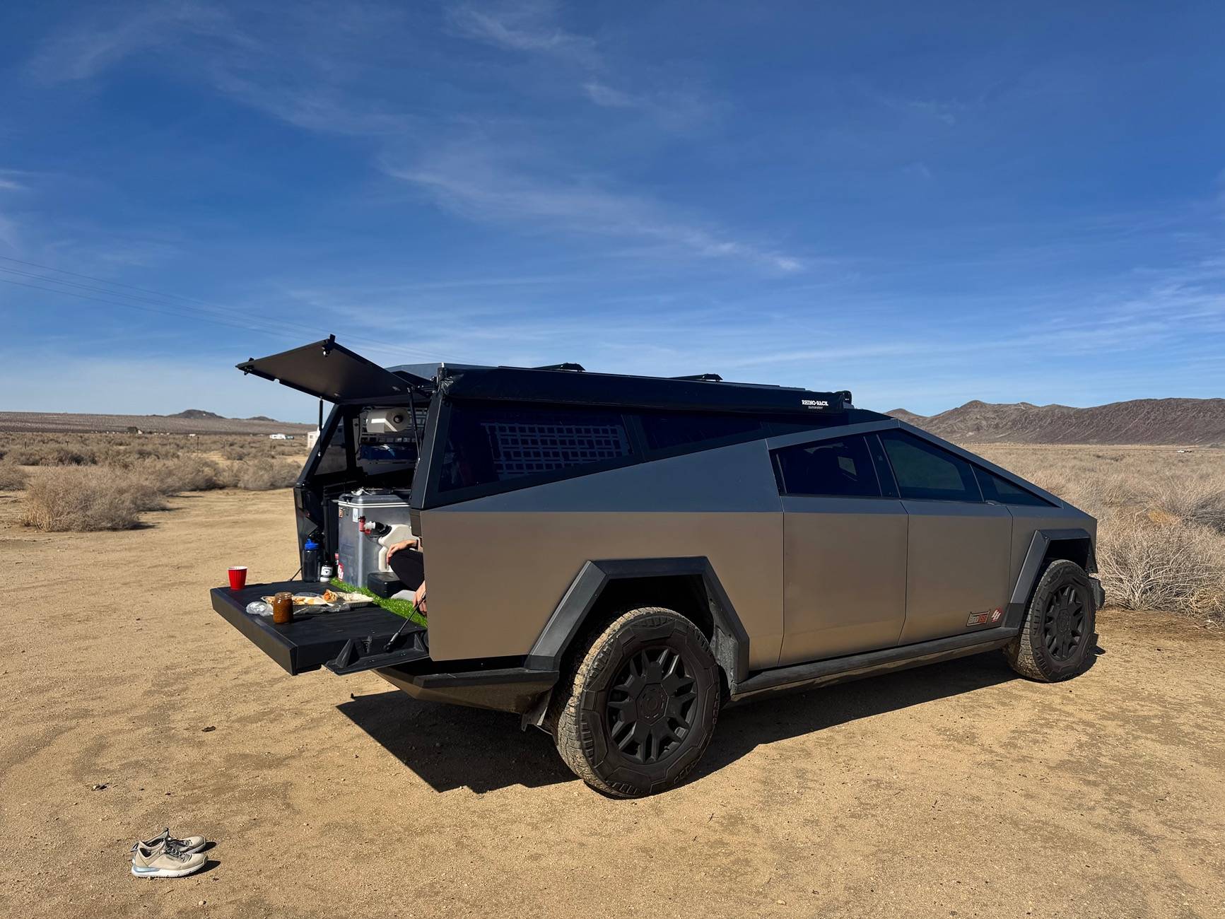 Tesla Cybertruck What does your camping setup look like? IMG_0678