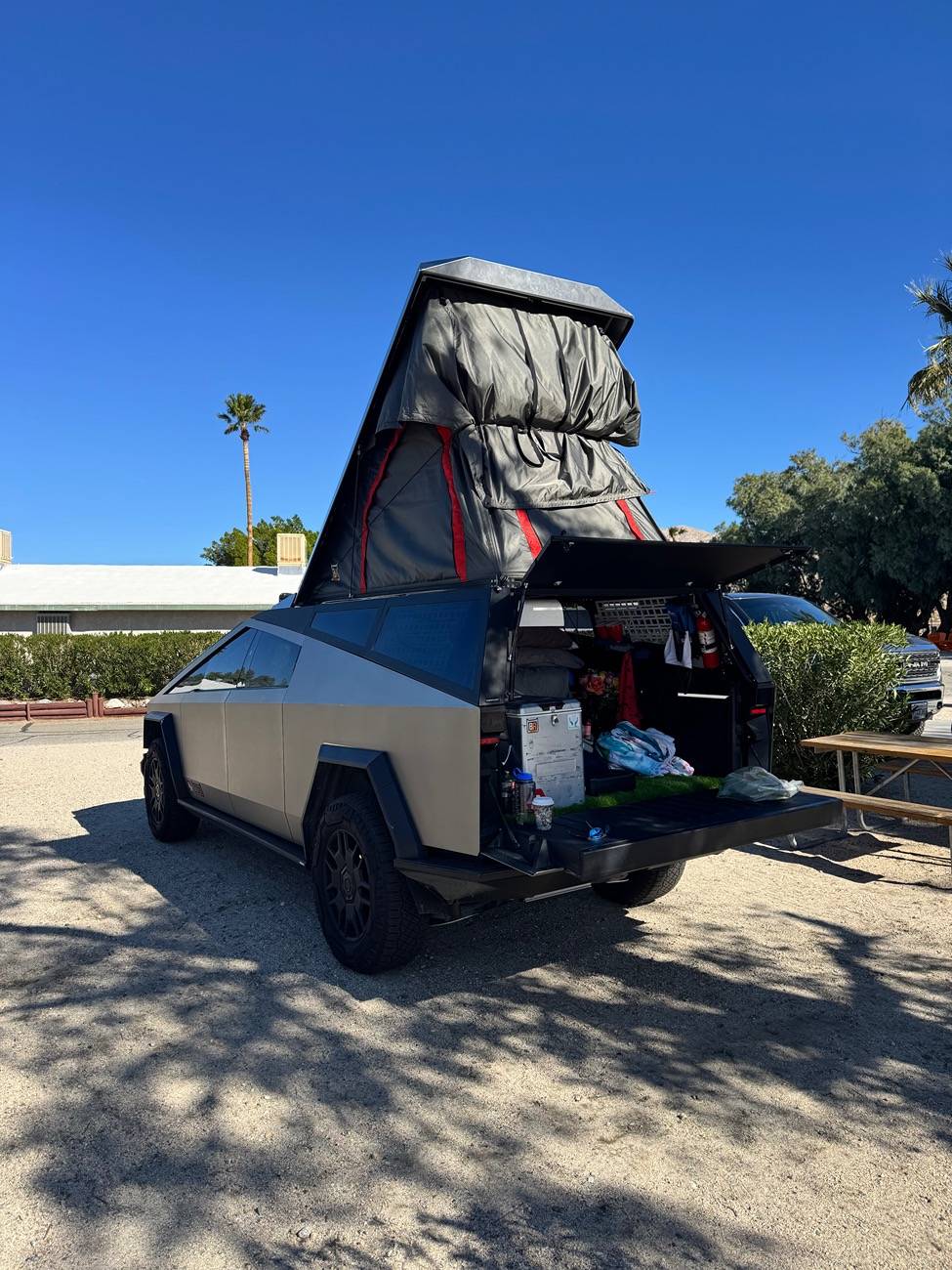 Tesla Cybertruck What does your camping setup look like? IMG_0675