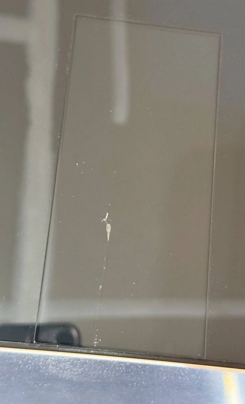 Tesla Cybertruck UPDATED: 360 miles on OD front windshield already cracked 🤦‍♂️ IMG_7467