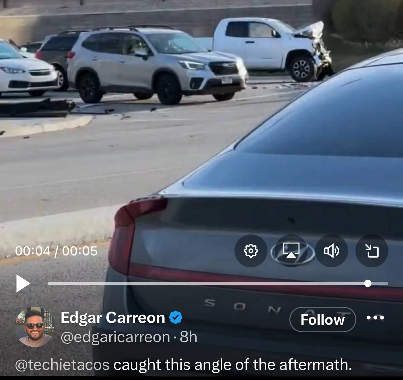 Tesla Cybertruck Cybertruck T-boned by drunk driver going 60mph, but father and daughter saved IMG_4438
