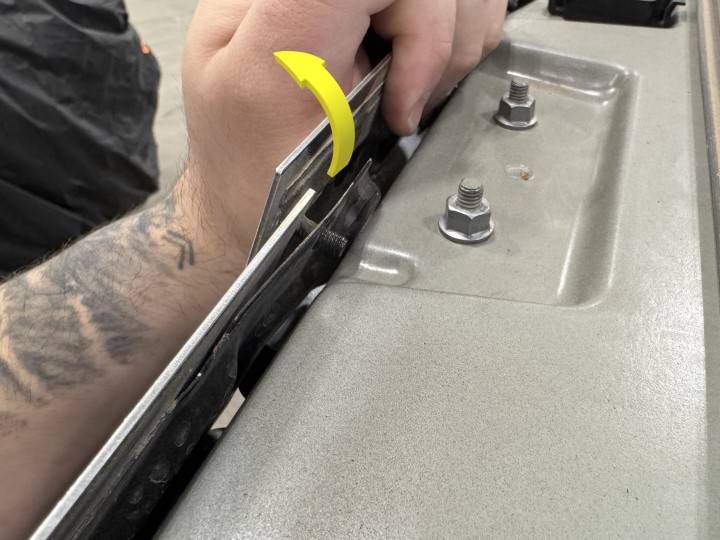 Tesla Cybertruck Cant Rail Replacement Fix - Service Bulletin (SB-25-10-001) published yesterday GUID-70C7B68A-B6B3-4F58-A164-5A755A2C73CE-online-en-US