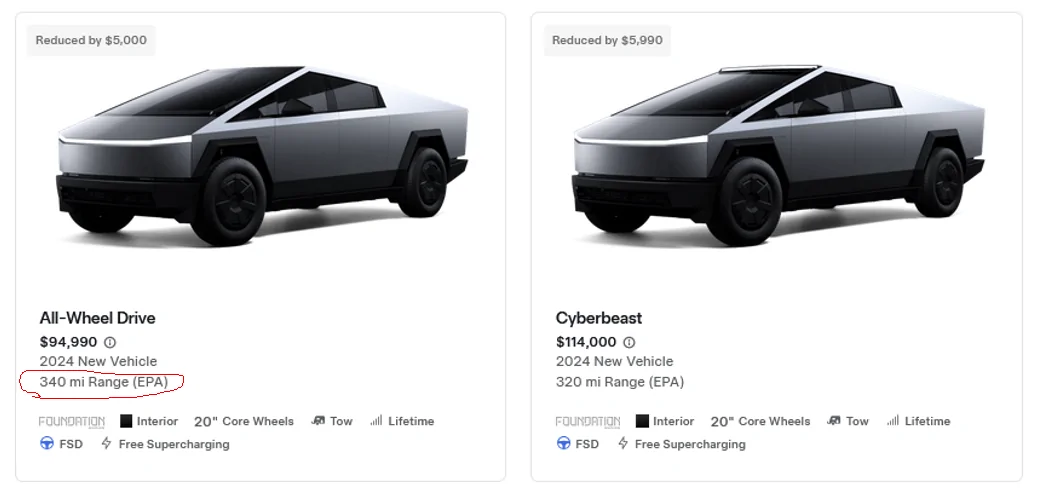 Tesla Cybertruck FS AWD Dual Motor - Really Getting 20 Mi More Range? zimage9817