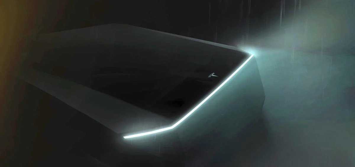 Tesla Cybertruck Elon Announces 1200hp Quad Motor Cybertruck Tesla-pickup-truck-teaser-2