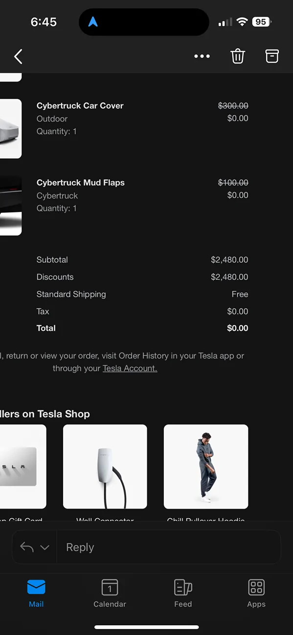 Tesla Cybertruck Using the Powershare Voucher - use Pretax amount IMG_5932