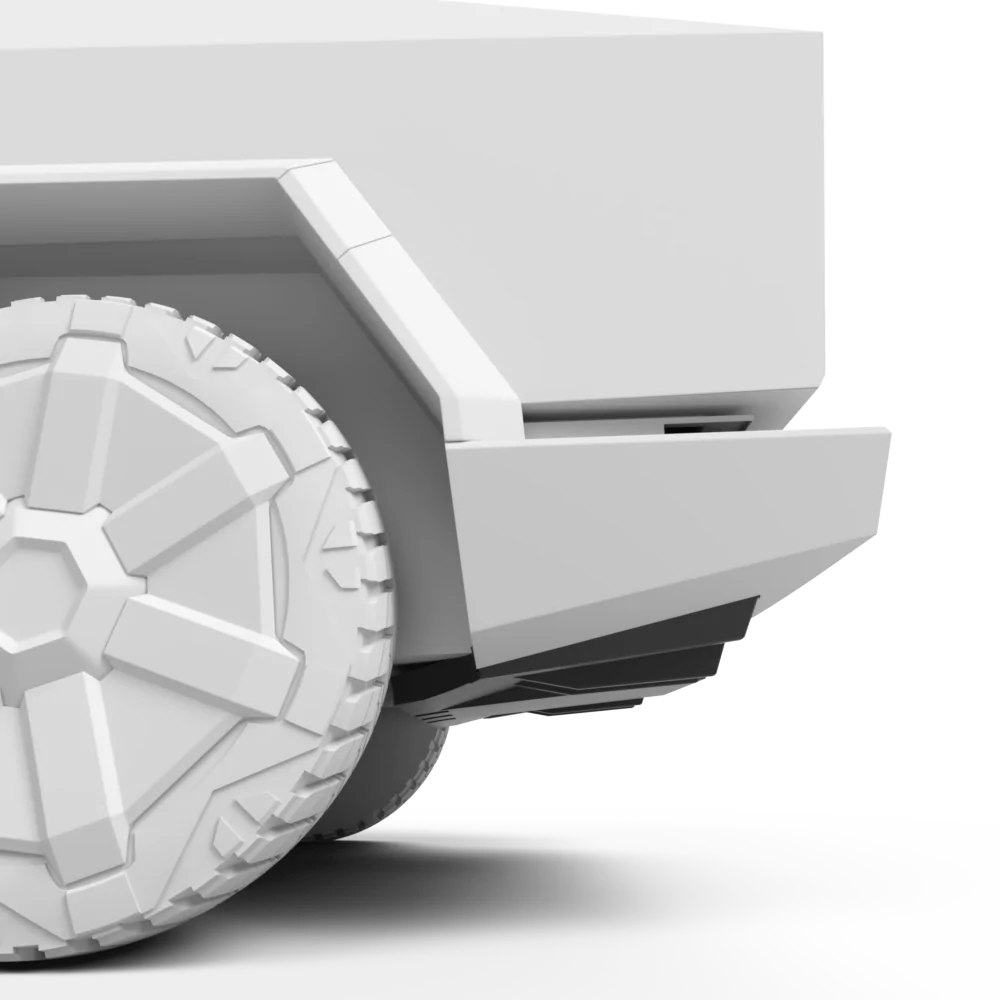 Tesla Cybertruck Where are the aftermarket bumpers? Cyber Sport Truck (7)