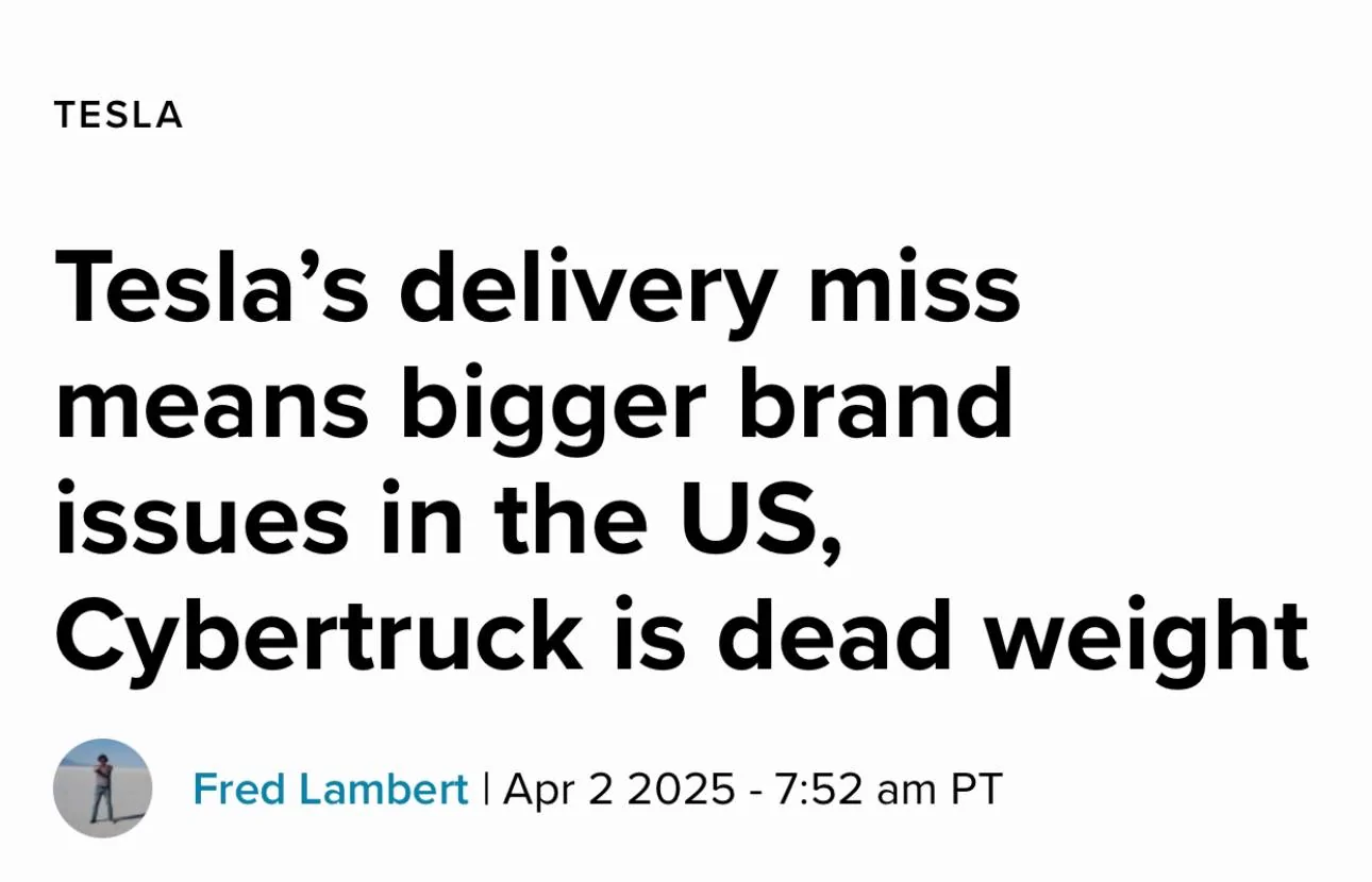 Tesla Cybertruck Cybertruck Q1 2025 Deliveries (Lowest to Date) [⚠️ ADMIN WARNING: NO POLITICS] IMG_2965