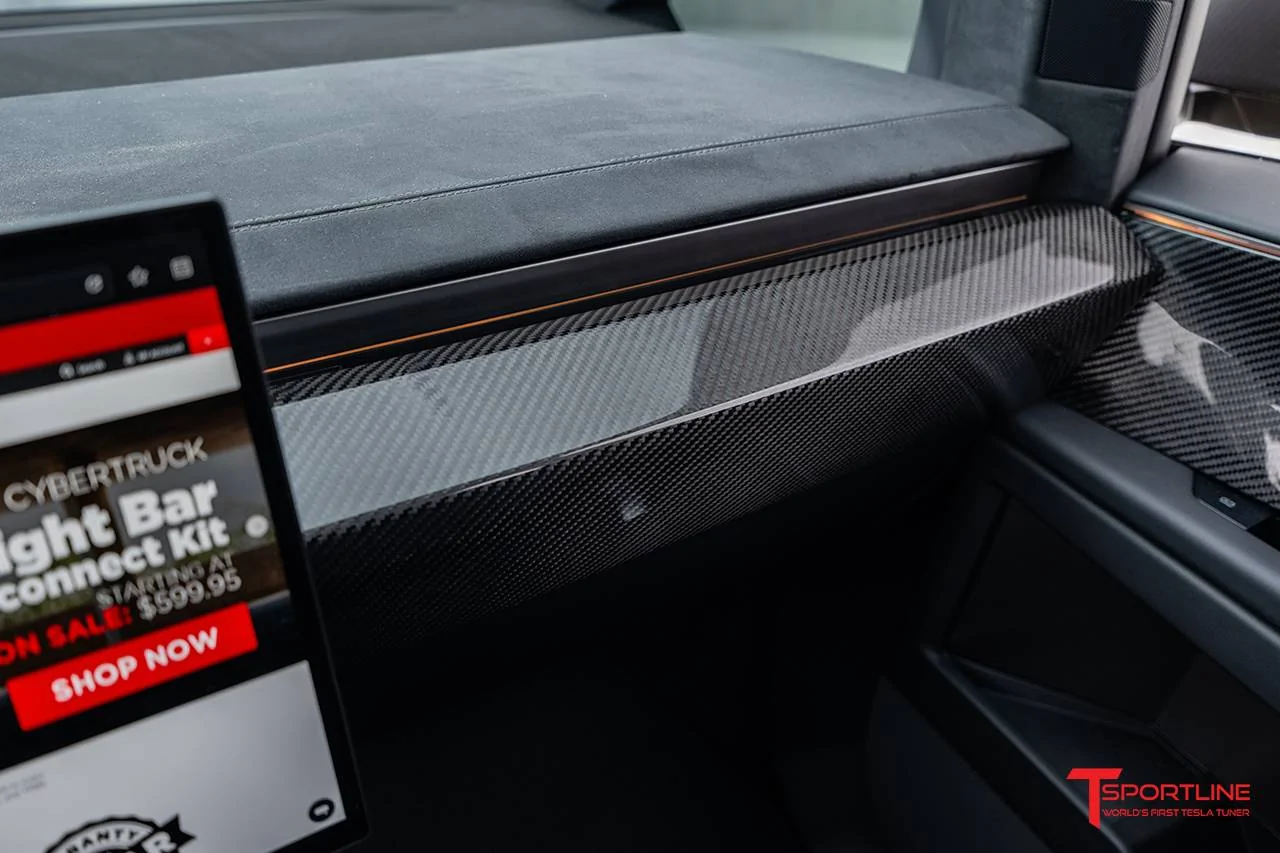Tesla Cybertruck Custom Cybertruck Build - T Sportline - Wide Body Carbon Fiber / Full Custom Interior / Color PPF & Custom Match Wheels / Big Brake Kit tmaxx-gloss-coffee-crema-tesla-cybertruck-ferrari-black-leather-monza-suede-upgrade-03