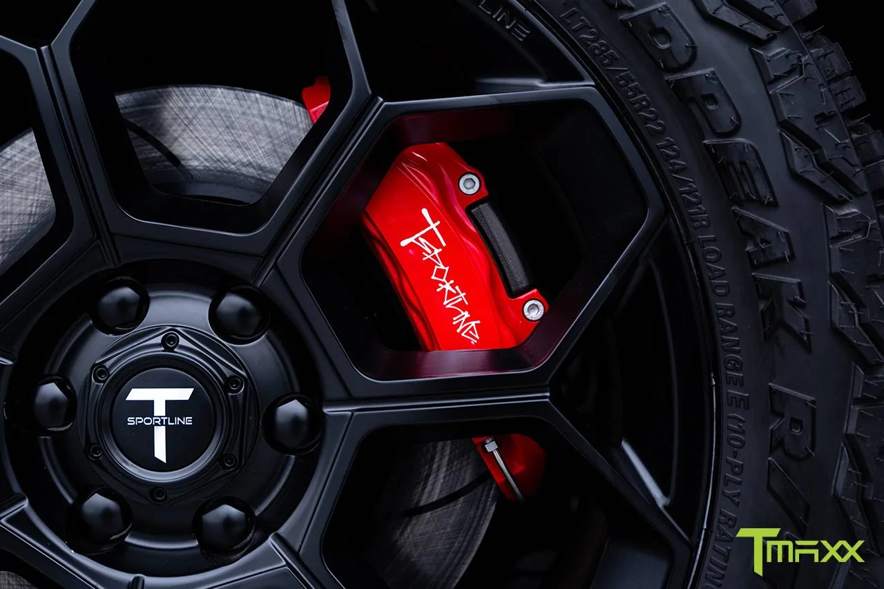 Tesla Cybertruck Custom Cybertruck Build - T Sportline - Wide Body Carbon Fiber / Full Custom Interior / Color PPF & Custom Match Wheels / Big Brake Kit tmaxx-gloss-coffee-crema-tesla-cybertruck-ct7-22-inch-satin-black-wheels-19