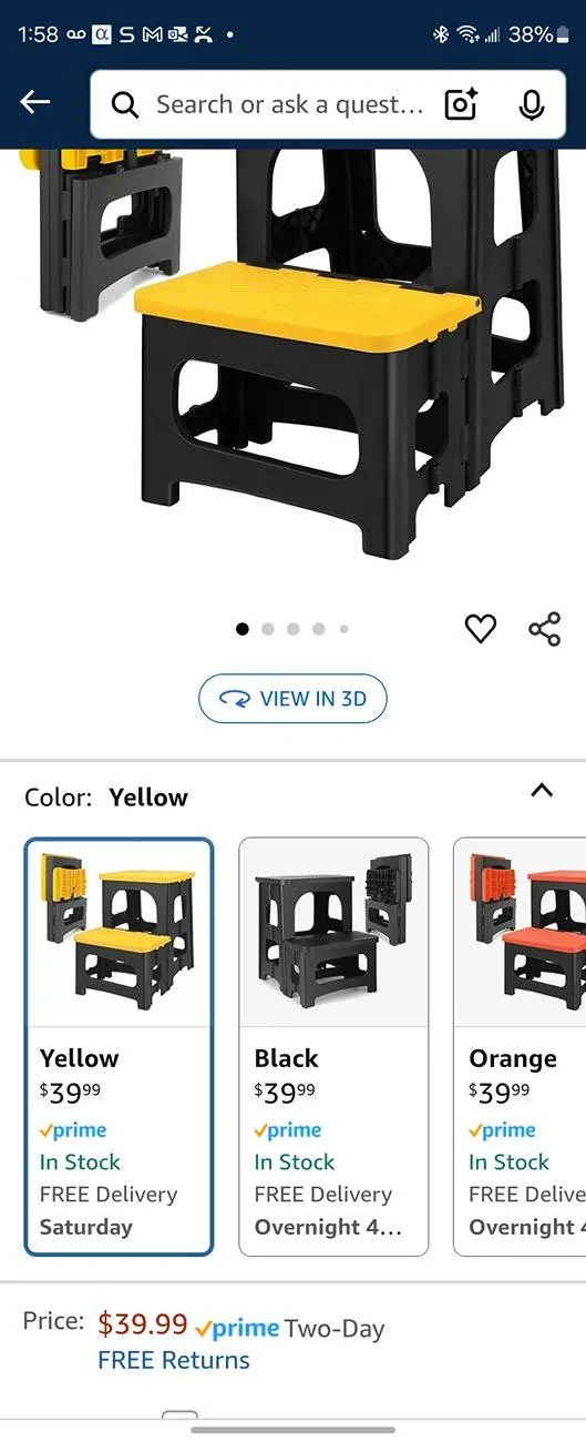 Tesla Cybertruck Tailgate Ladder Screenshot_20250403_135832_Amazon Shopping