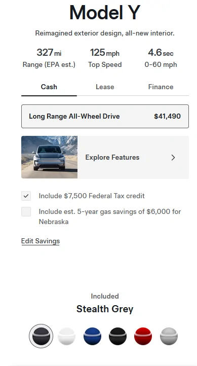 Tesla Cybertruck Model Y non Launch Available now. 1743800803164-r0