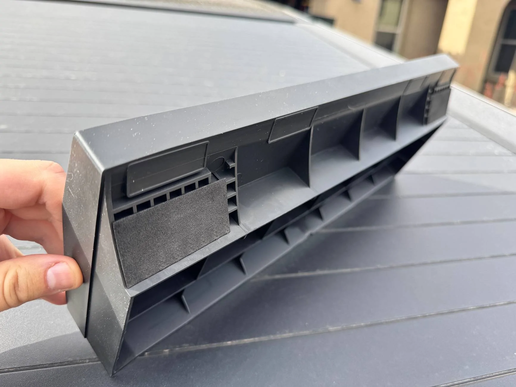 Tesla Cybertruck Basenor Dashboard Hidden Organizer Review IMG_4196