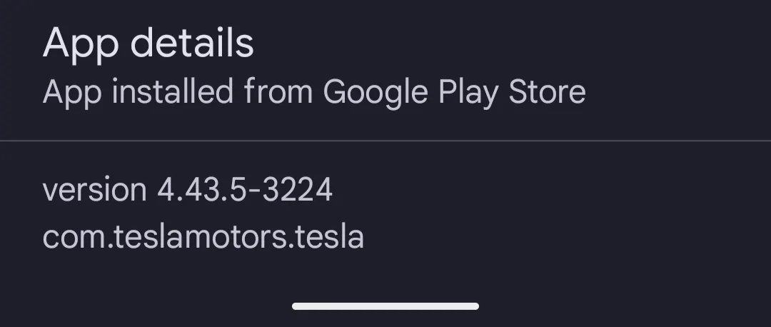 Tesla Cybertruck Android App Version - what's the deal with the releases? 1000005126