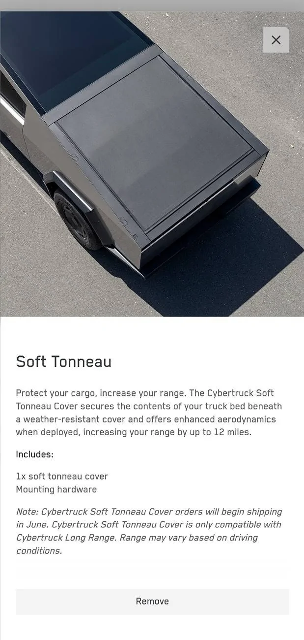 Tesla Cybertruck Long Range RWD Cybertruck launched!  362 miles range w/ soft tonneau ($62,490 w/ tax credit) Screenshot_20250410_184630_Chrom